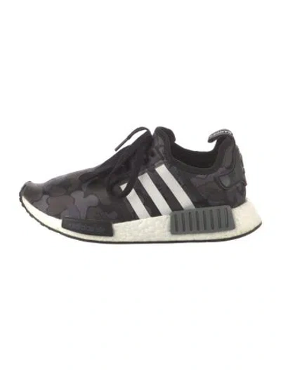 Pre-owned Bape Nmd R1 Athletic Sneakers In Gray