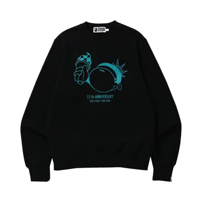 Pre-owned Bape Nyc15 Anniv Baby Milo Crewneck 'black' | Men's Size Xl