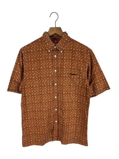 Pre-owned Bape Og  Multi Print Shirt In Orange