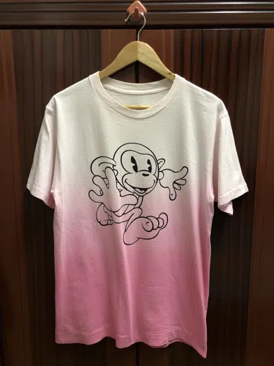 Pre-owned Bape Og Circa 2000  Baby Milo  Head Tour Tee In Pink