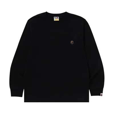 Pre-owned Bape One Point Long-sleeve Tee 'black' | Men's Size L