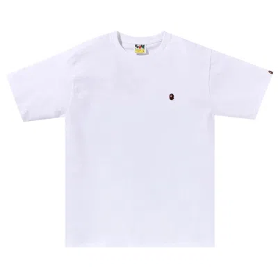 Pre-owned Bape One Point Tee 'white' | Men's Size S