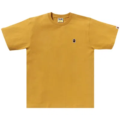Pre-owned Bape One Point Tee 'yellow' | Men's Size Xxl