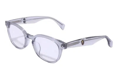 Pre-owned Bape Optical Flame 14 Glasses In Gray