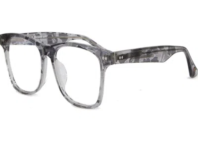 Pre-owned Bape Optical Flame 2 Sunglasses In Clear