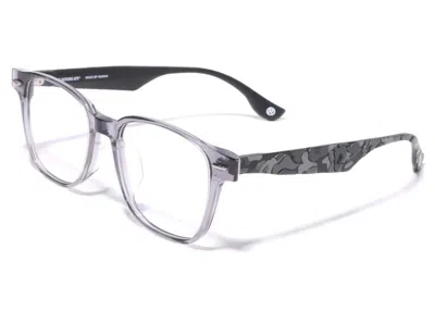 Pre-owned Bape Optical Flame No. 17 Glasses In Black
