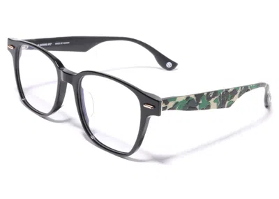 Pre-owned Bape Optical Flame No. 17 Glasses In Green