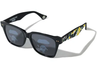 Pre-owned Bape Osaka Sunglasses In Black/yellow In Multi