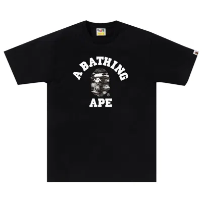 Pre-owned Bape Palm Tree Camo College Tee 'black/black' | Men's Size Xxl