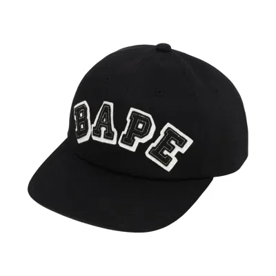 Pre-owned Bape Patched Panel Cap 'black' | Men's Size Onesize