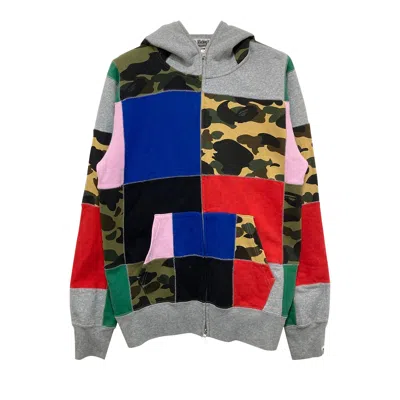 Pre-owned Bape Patchwork Hoodie 'multicolor' | Multi-color | Men's Size Xl