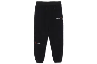 Pre-owned Bape Polartech Fleece Pants Black
