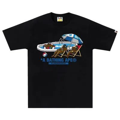 Pre-owned Bape Poolside Tee 'black'