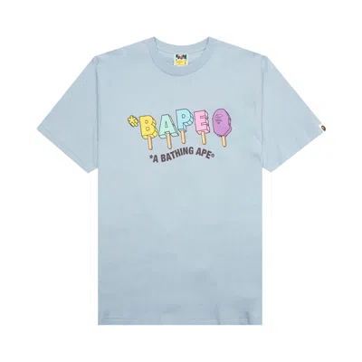Pre-owned Bape Popsicle Tee 'blue'