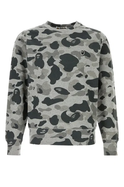 BAPE PRINTED COTTON SWEATSHIRT