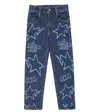 Bape Printed Jeans In Indigo