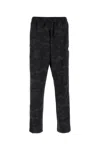 Bape Printed Polyester Joggers In Black