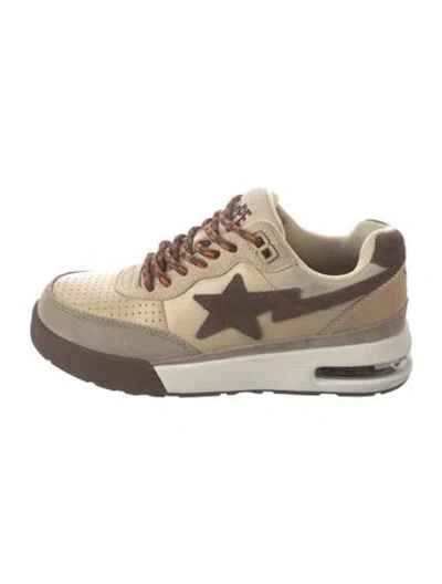 Pre-owned Bape Roadsta Athletic Sneakers In Brown