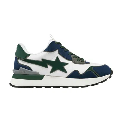 Pre-owned Bape Roadsta Express #2 'green Navy' | Blue | Men's Size 7
