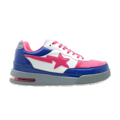 Pre-owned Bape Roadsta Fs-034 Low 'navy Red' | Blue | Men's Size 10