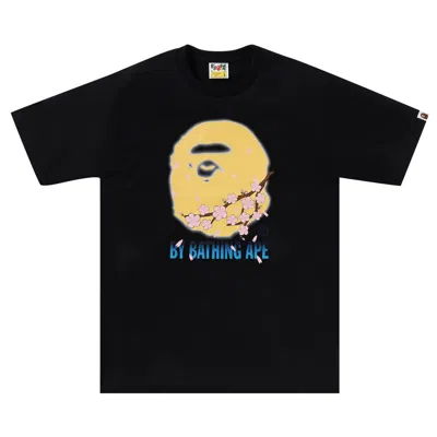 Pre-owned Bape Sakura By Bathing Ape Tee #2 'black' | Men's Size S
