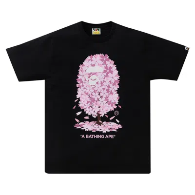 Pre-owned Bape Sakura Tee 'black'