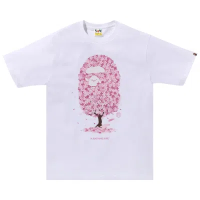 Pre-owned Bape Sakura Tee 'white'