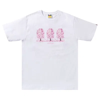 Pre-owned Bape Sakura Tee 'white'