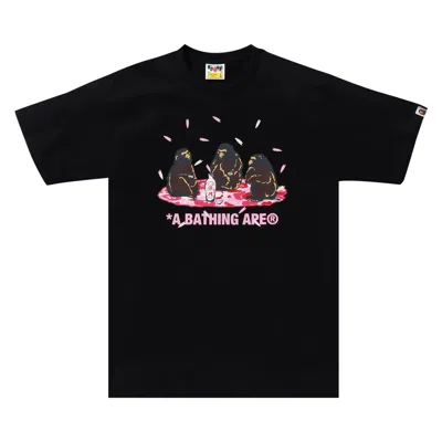 Pre-owned Bape Sakura Viewing Tee 'black'
