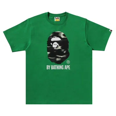 Pre-owned Bape Screen Camo By Bathing Ape Tee 'green' | Men's Size S