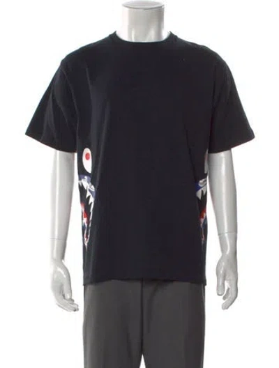 Pre-owned Bape Shark Graphic Print T-shirt In Black