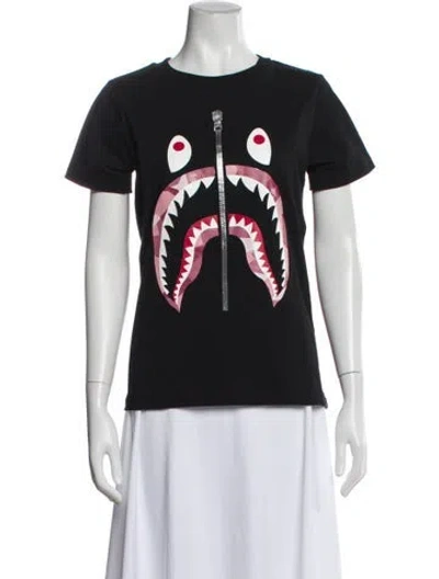 Pre-owned Bape Shark Graphic Print T-shirt In Multi