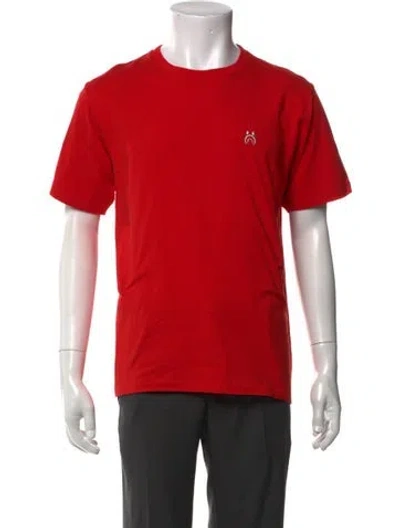 Pre-owned Bape Shark Head Graphic Print T-shirt In Red