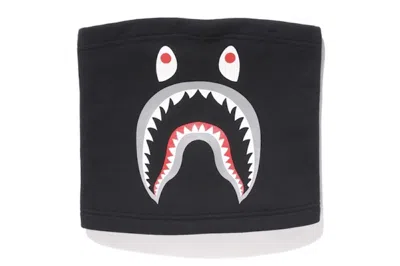 Pre-owned Bape Shark Neck Warmer In Black