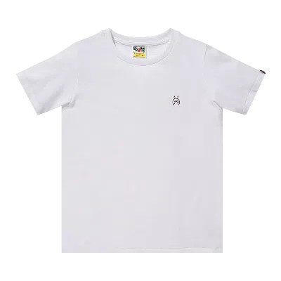 Pre-owned Bape Shark One Point Tee 'white'