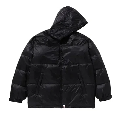 Pre-owned Bape Shark Relaxed Fit Down Jacket 'black'