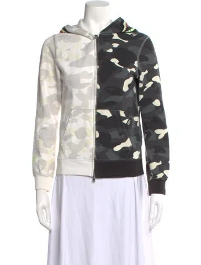 Pre-owned Bape Shark Split City Camo Gitd Camouflage Print Top In Grey