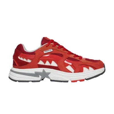 Pre-owned Bape Shark Sta M1 'country Pack - Korea' In Red
