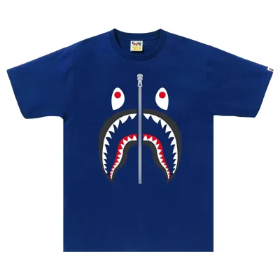 Pre-owned Bape Shark Tee 'blue'