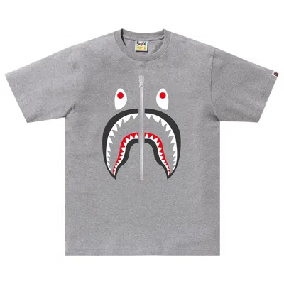 Pre-owned Bape Shark Tee 'grey'