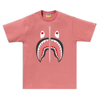 Pre-owned Bape Shark Tee 'pink'