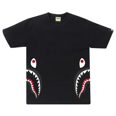 Pre-owned Bape Side Shark Tee 'black' | Men's Size L