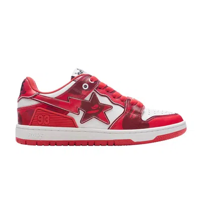Pre-owned Bape Sk8 Sta #1 M2 'red' | Men's Size 9