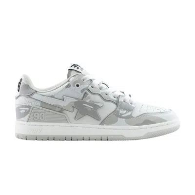 Pre-owned Bape Sk8 Sta #2 M1 'white' | Men's Size 12