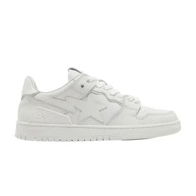 Pre-owned Bape Sk8 Sta #3 M1 'white'
