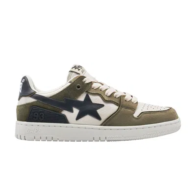Pre-owned Bape Sk8 Sta #4 M1 'olive Drab' In Green