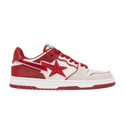 Pre-owned Bape Sk8 Sta #5 'red'
