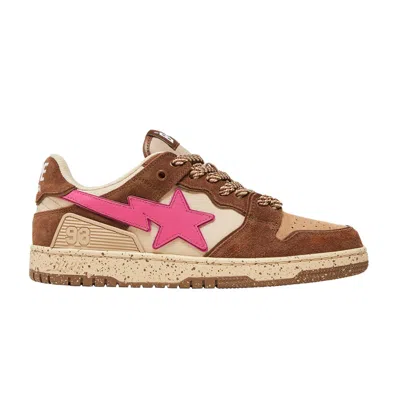 Pre-owned Bape Sk8 Sta #6 'brown Pink'