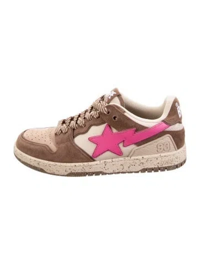 Pre-owned Bape Sk8 Sta #6 Sneakers In Brown