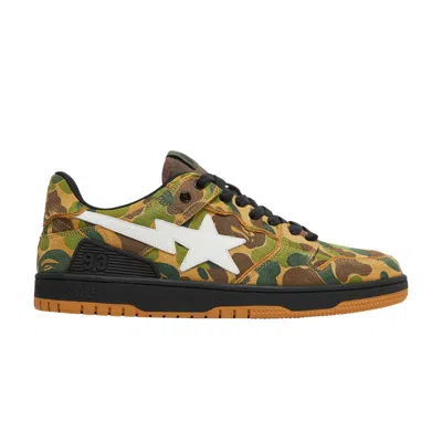 Pre-owned Bape Sk8 Sta 'abc Camo' In Green